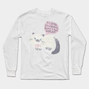 Chubby, butt... Long Sleeve T-Shirt